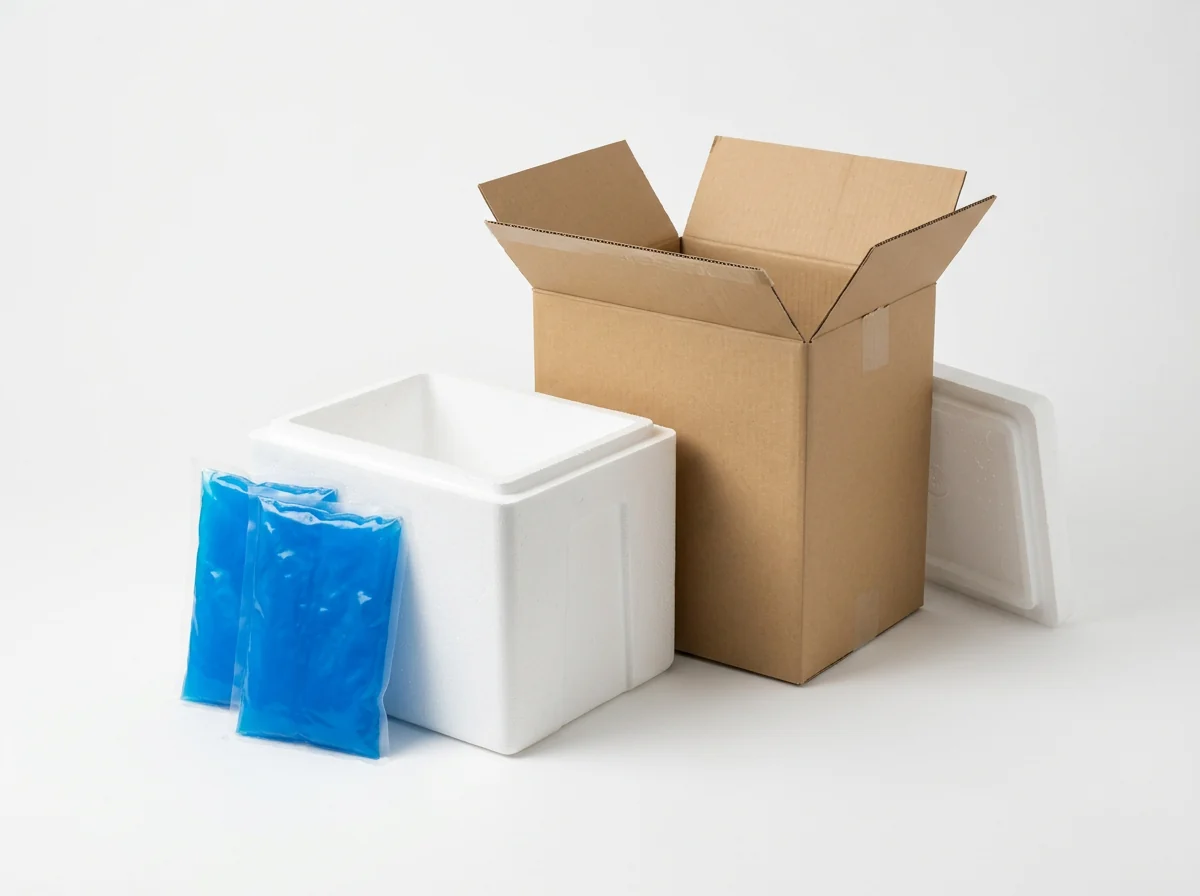 Insulated Shipper with Gel Packs